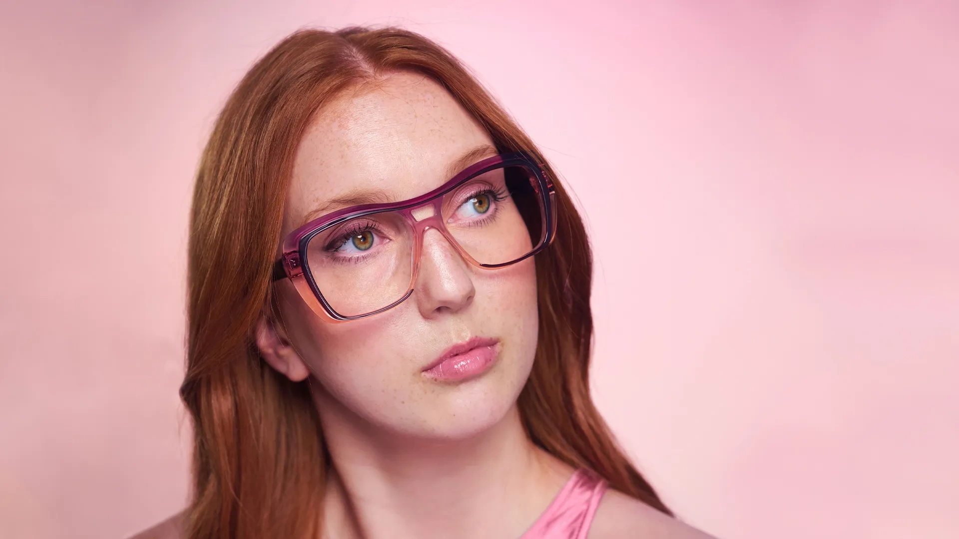 Medusa in pink and purple